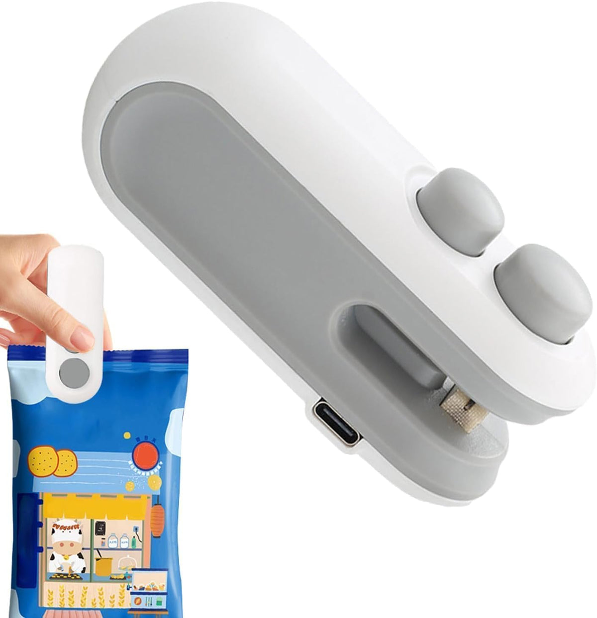 Portable Mini Bag Sealer & Cutter