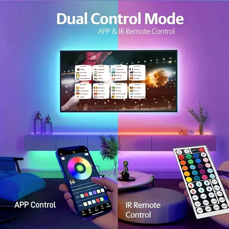 RGB LED Strip Lights with App Control